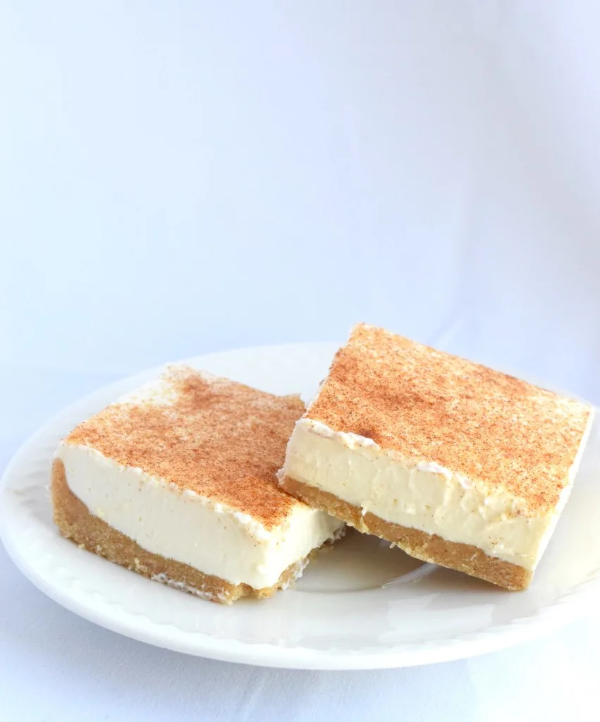 keto low carb cheesecake no bake bars