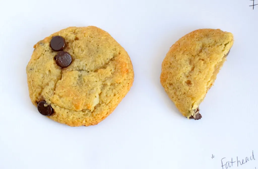keto mozzarella chocolate chip cookies