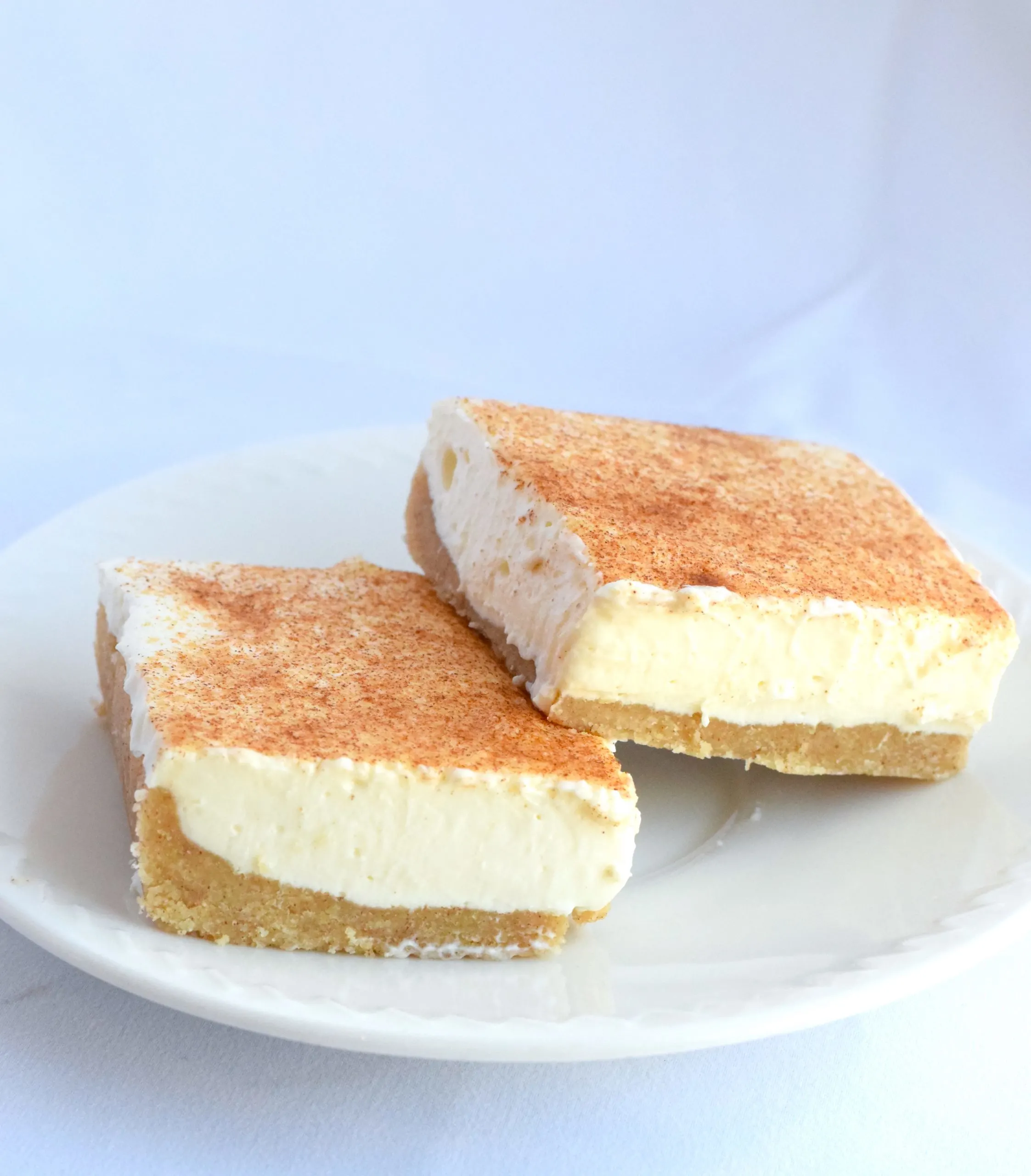 No Bake Keto Snickerdoodle Cheesecake Bars