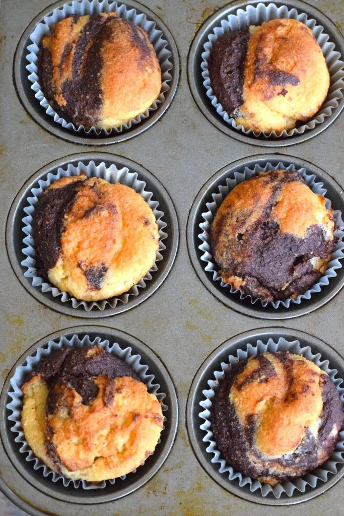 keto swirl chocolate cupcakes