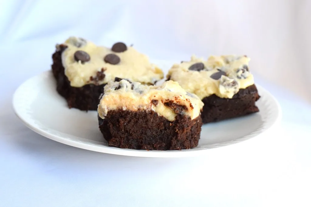 low carb cookie dough brownies