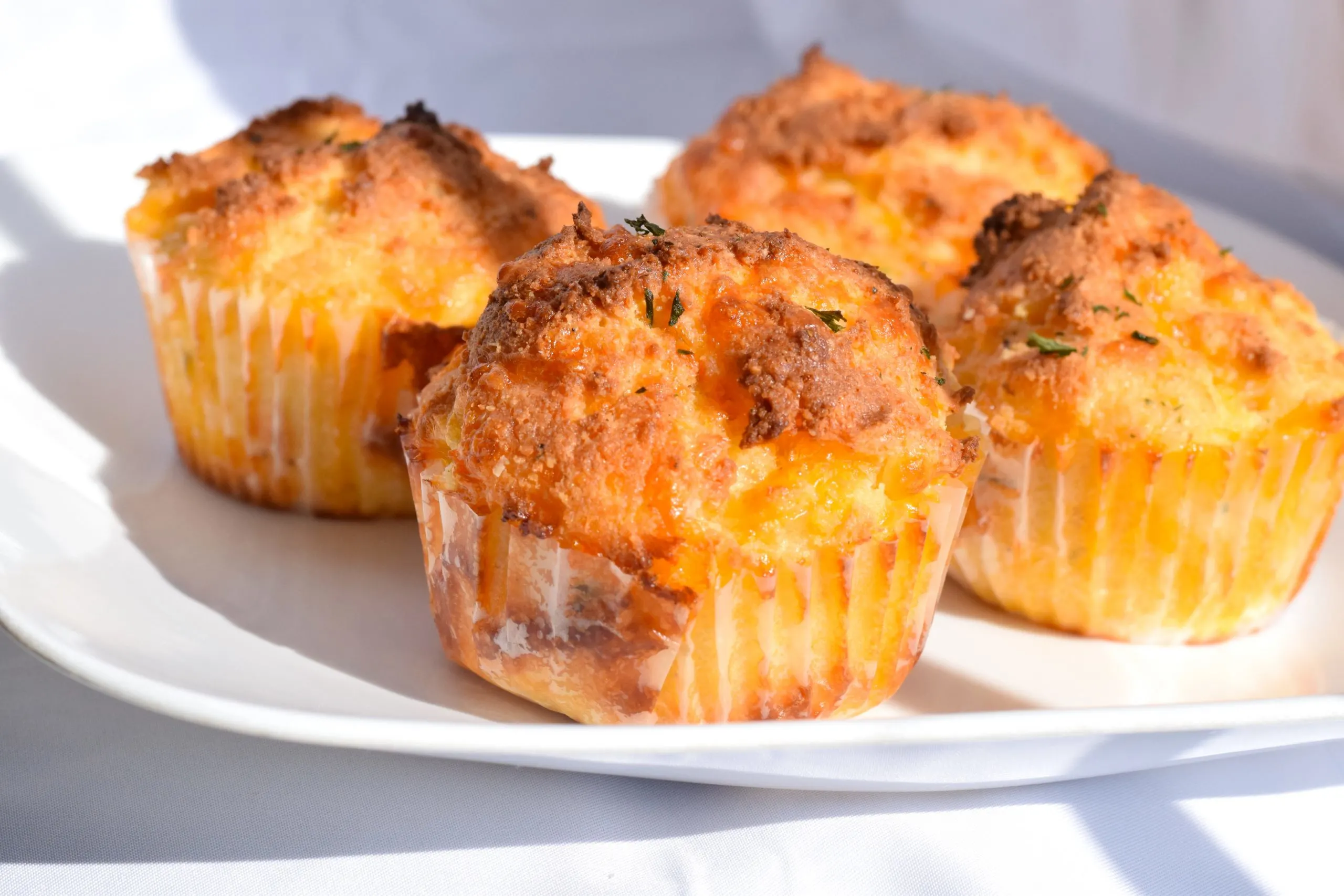 Keto Cheddar Cheese Muffins