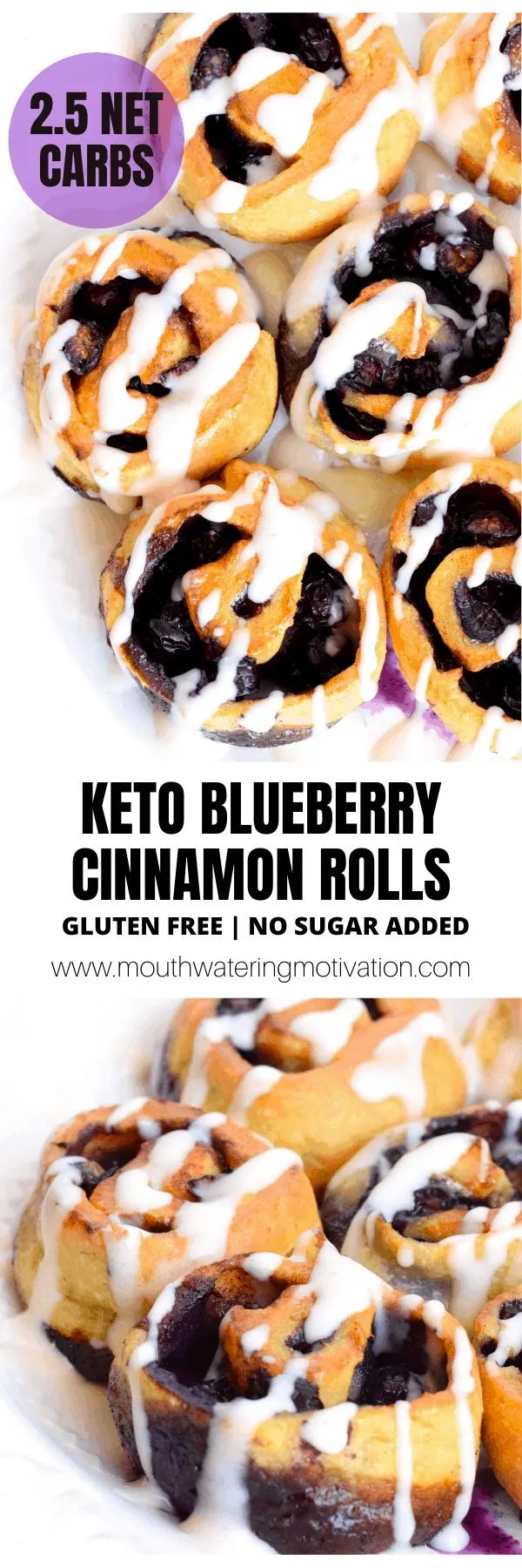 KETO BLUEBERRY CINNAMON ROLLS