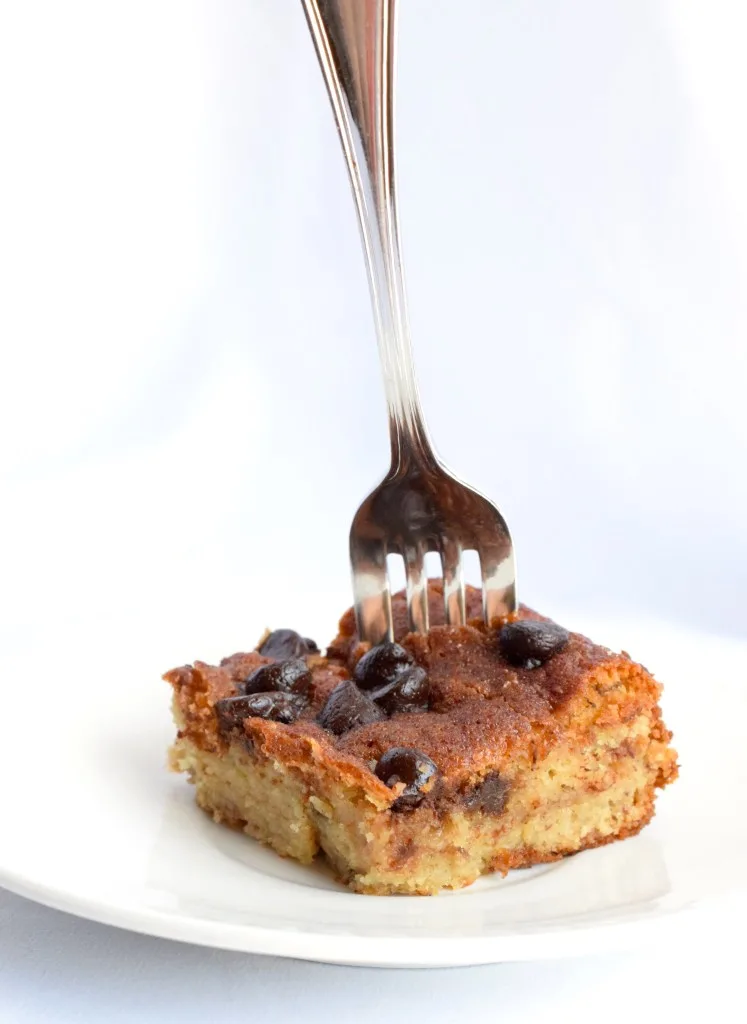 low carb banana coffee cake