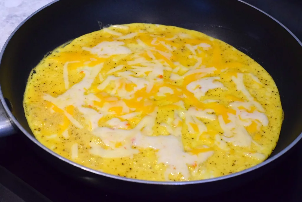three cheese omelette
