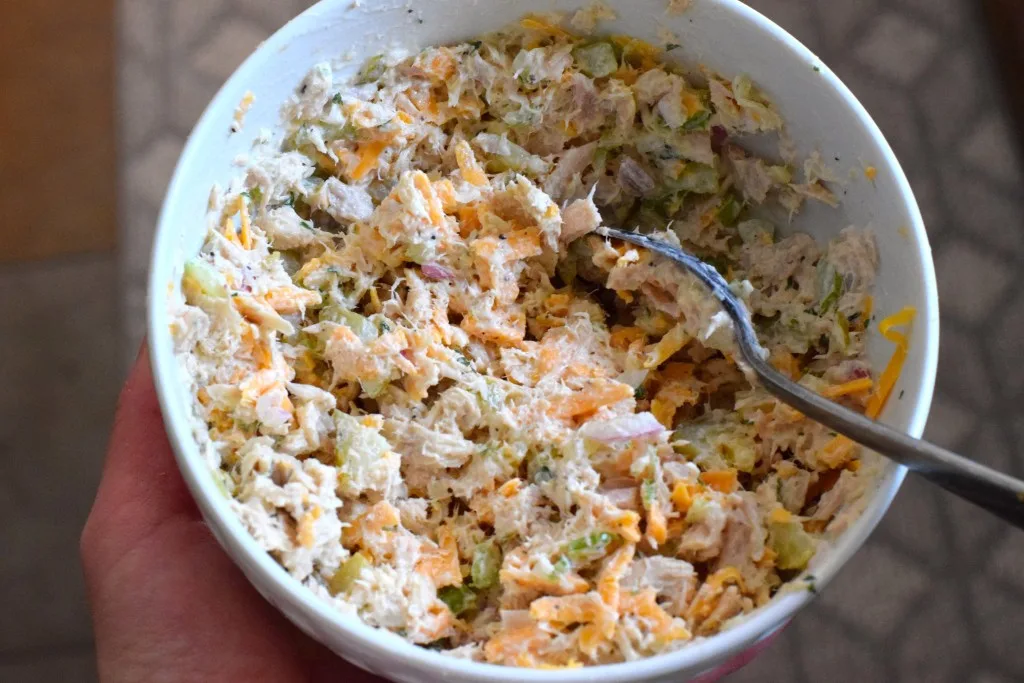 tuna melts cheese filling