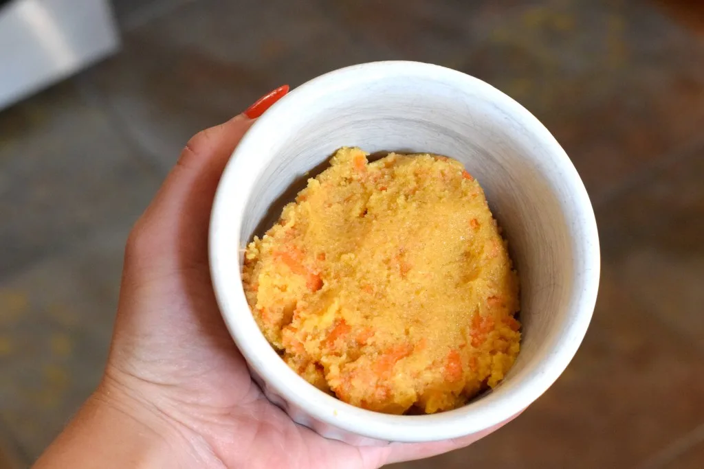 low carb carrot cake batter