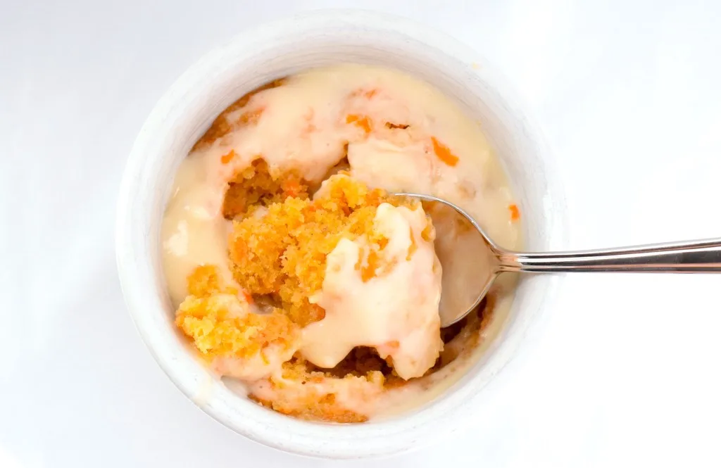 keto carrot mug cake recipe