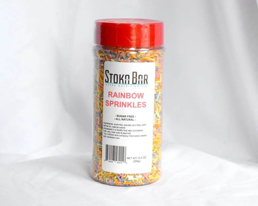Stoka Nutrition rainbow sprinkles