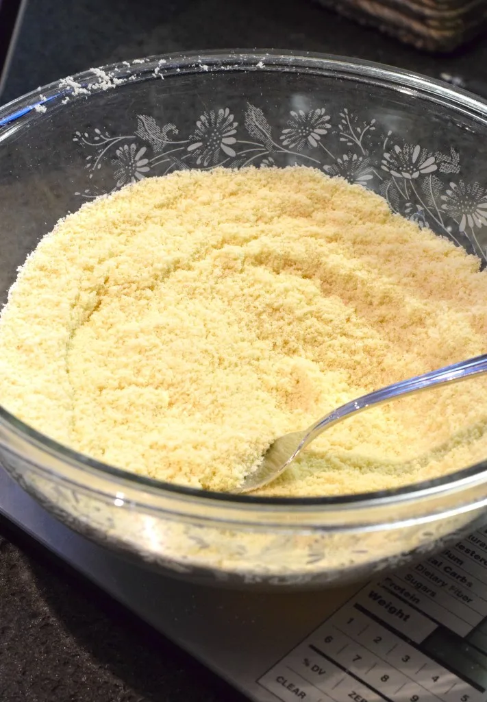 almond flour, coconut flour, Xanthan Gum