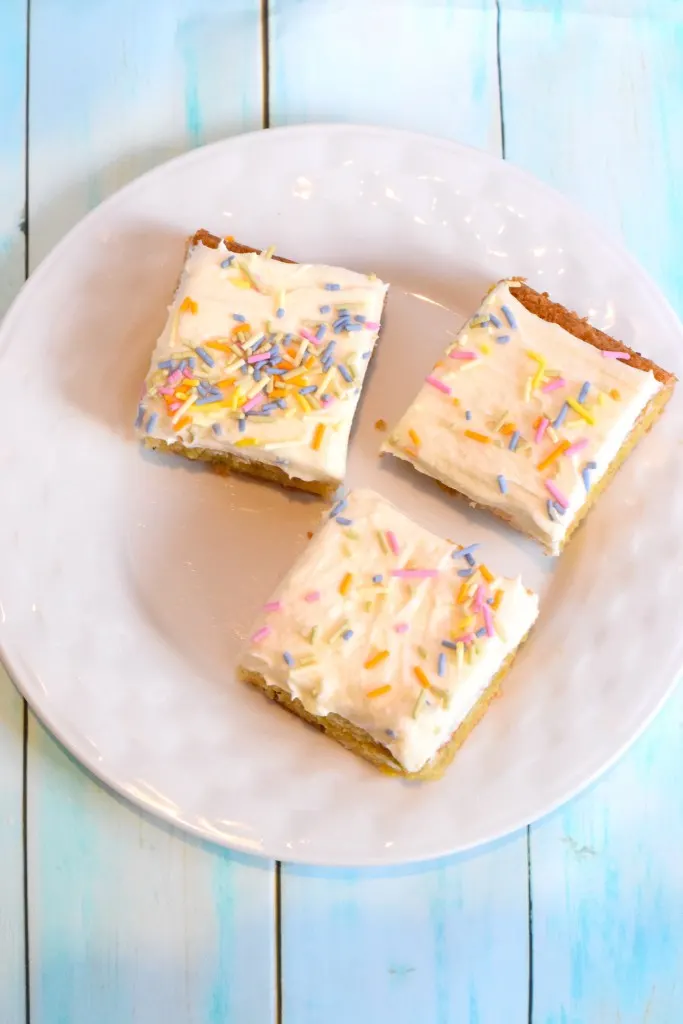keto birthday cake bars recipe