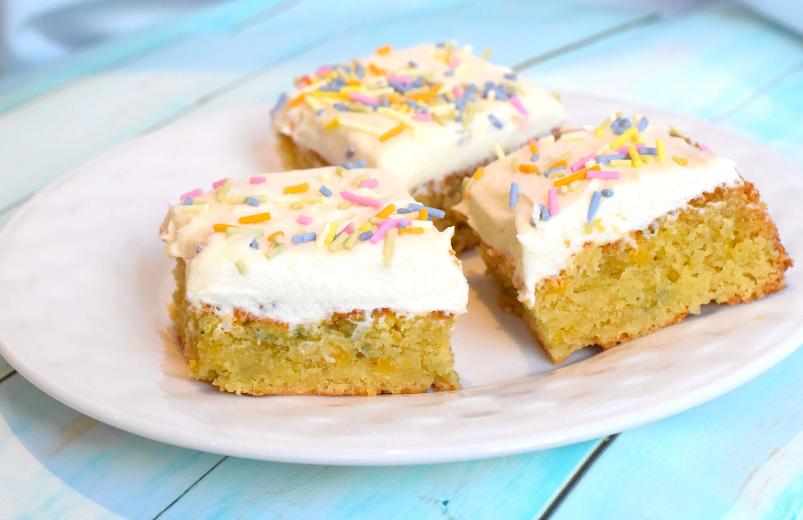 keto cake batter bars