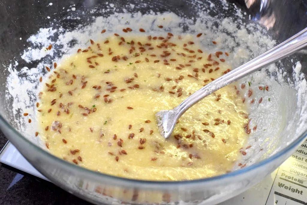 egg whites, almond flour, whey protein isolate, flax seeds