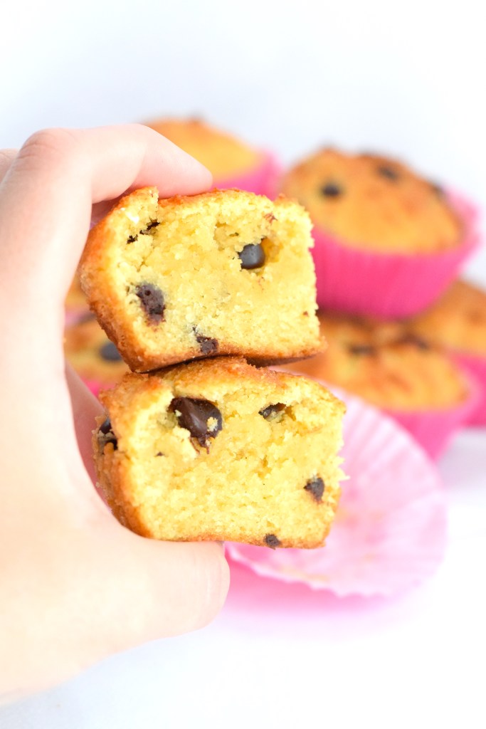 healthy keto chocolate chip muffins