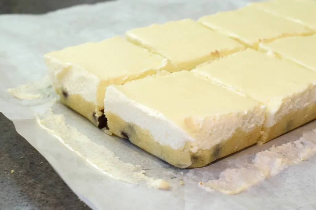 keto no bake cheesecake bars