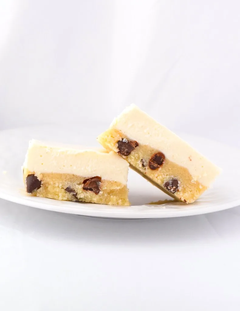 keto no bake cookie dough cheesecake