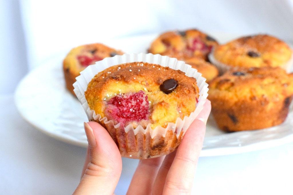 low carb chocolate raspberry muffins recipe