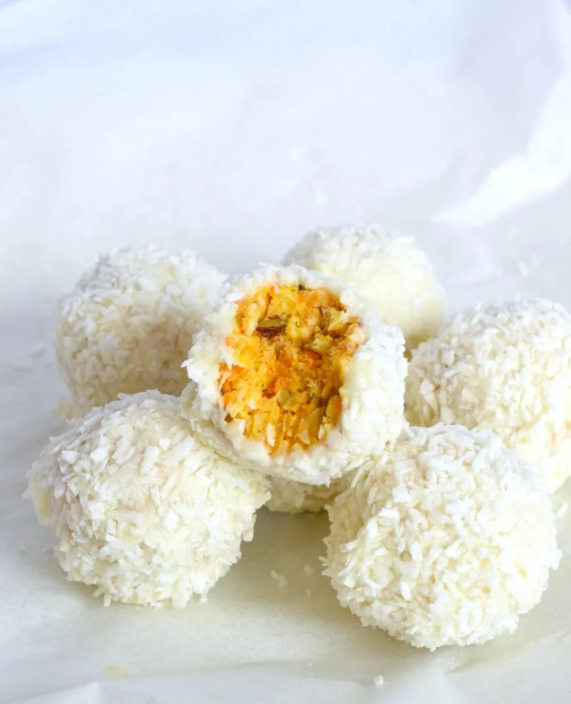 keto carrot cake balls recipe