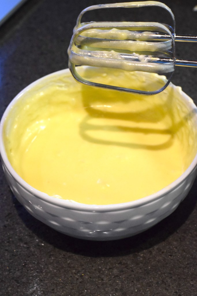 eggs, butter, cream cheese, vanilla extract