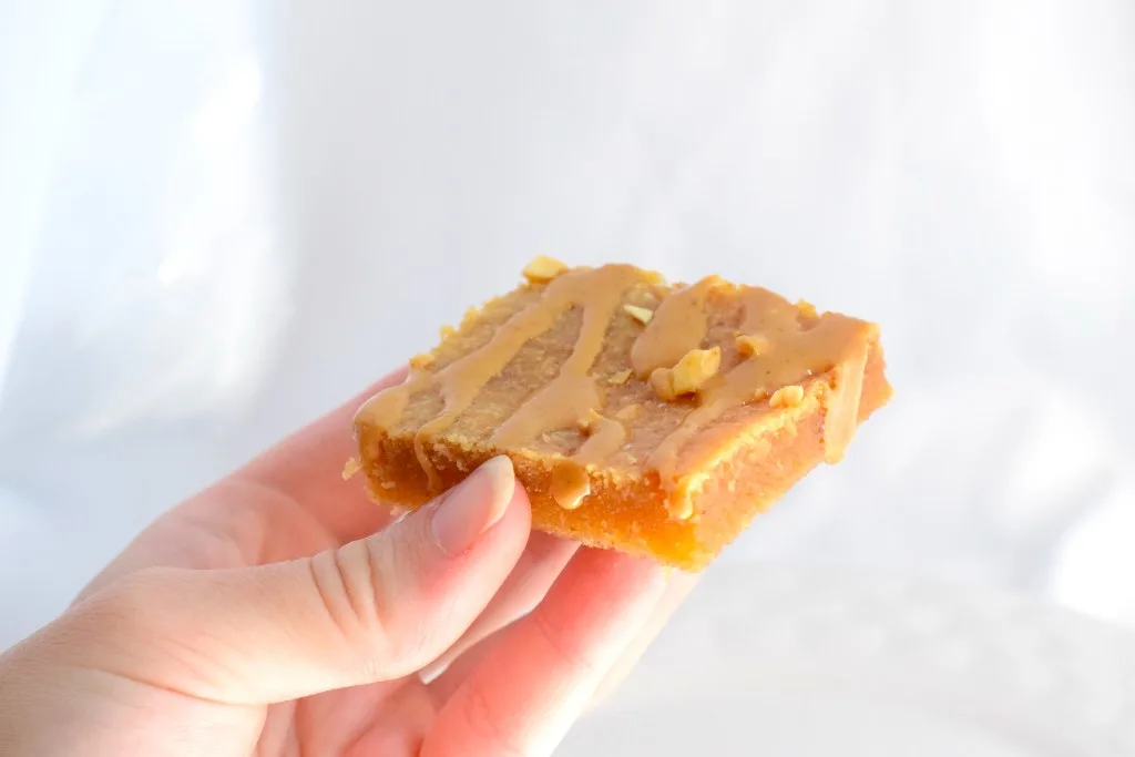 low carb keto peanut butter blondies