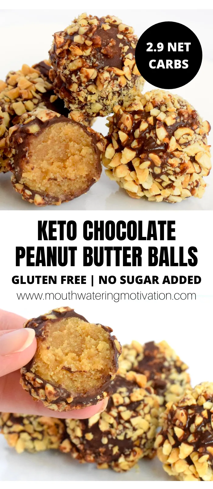 KETO CHOCOLATE PEANUT BUTTER BALLS
