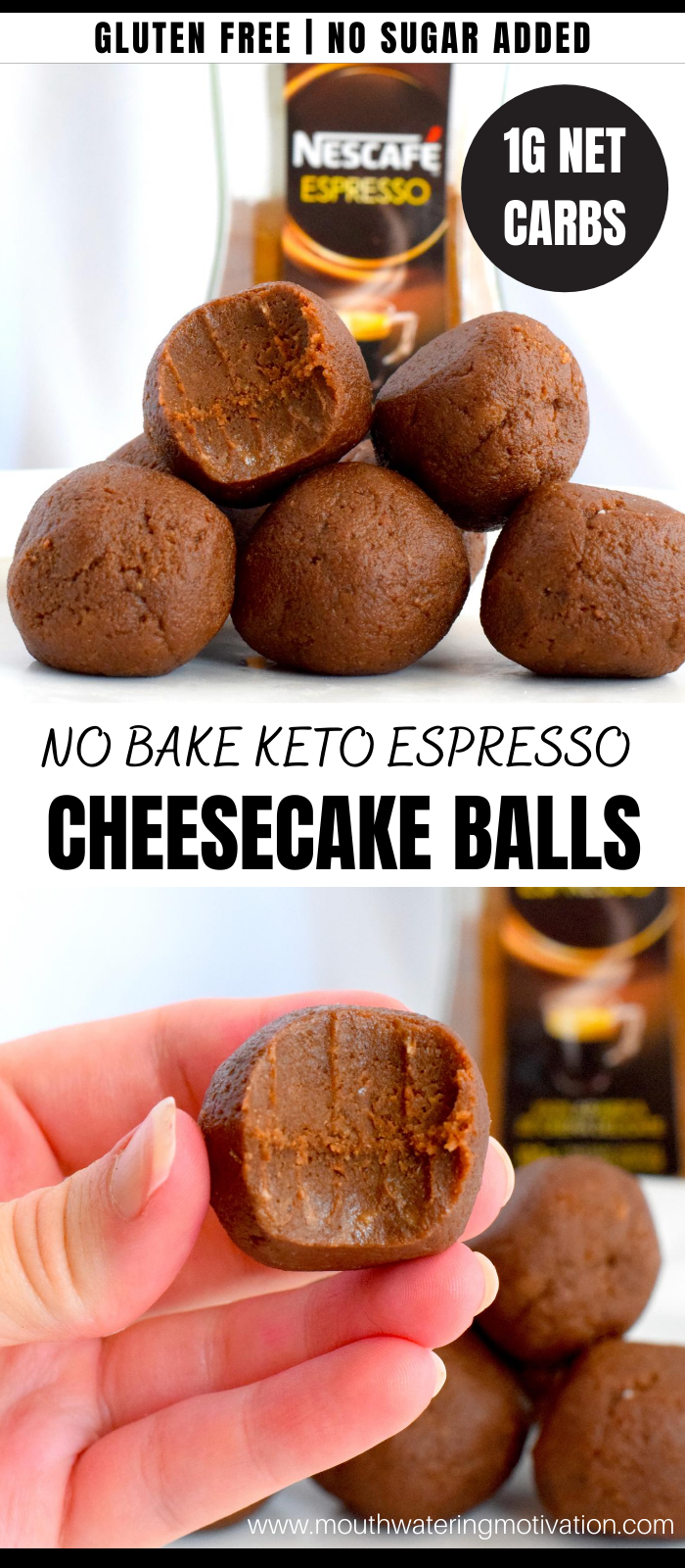 Keto Espresso Cheesecake Balls