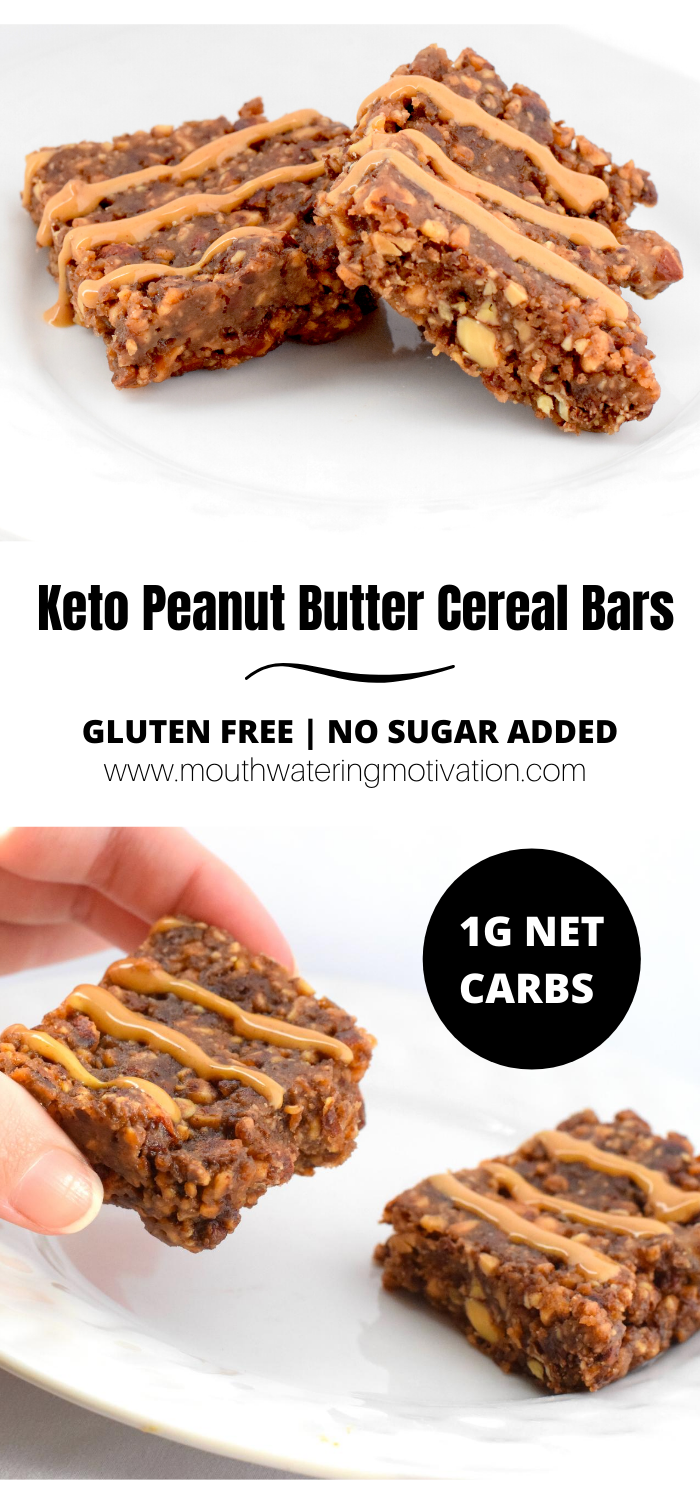 Keto Peanut Butter Cereal Bars