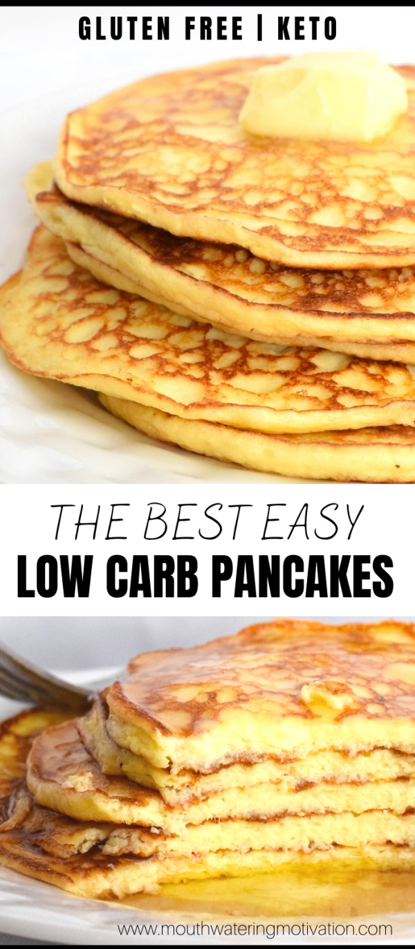 The Best Easy Low Carb Pancakes Recipe - Mouthwatering Motivation