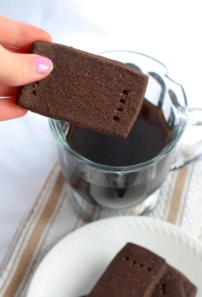 low carb chocolate shortbread cookies recipe