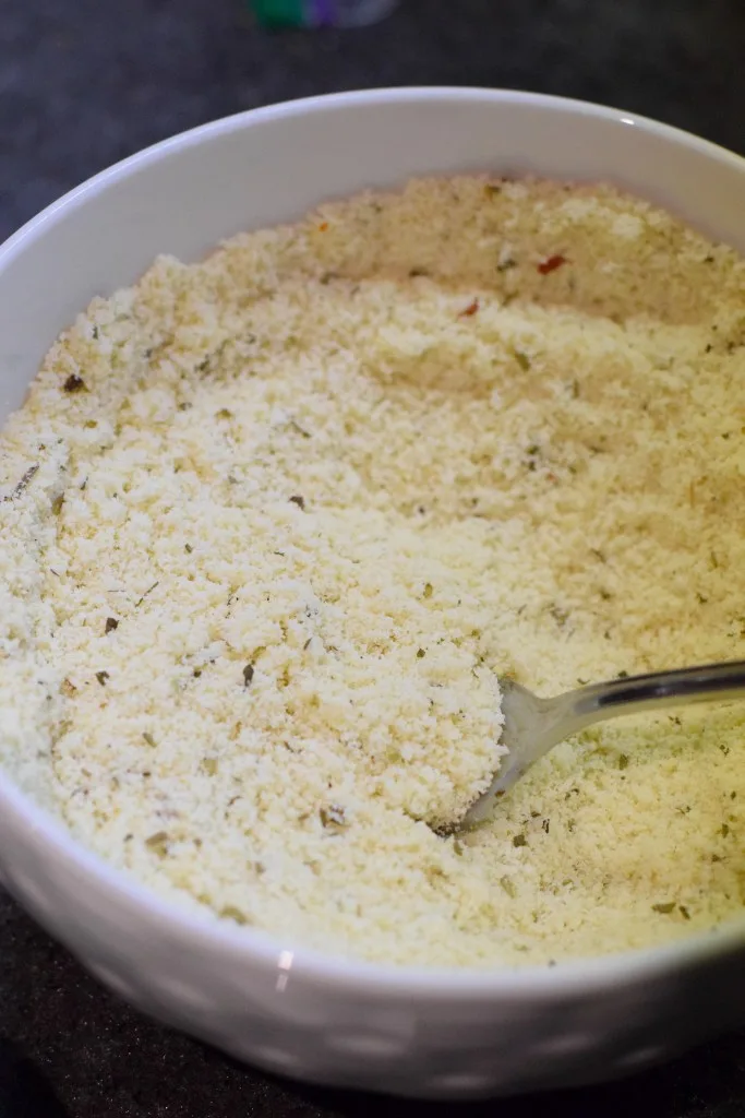 almond flour, xanthan gum, italian spices