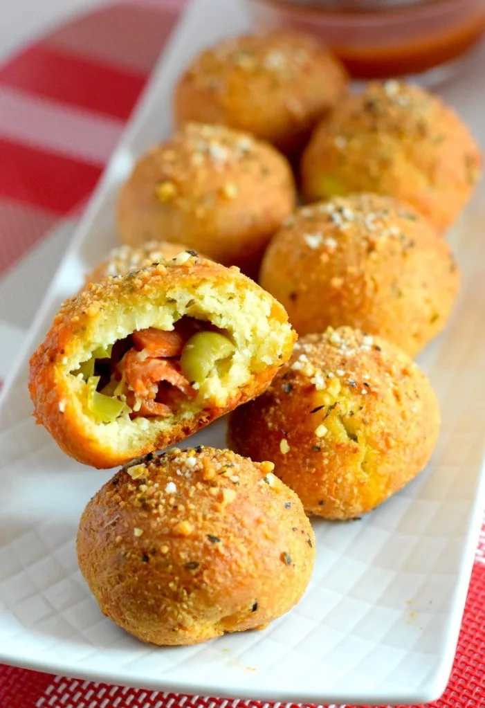 low carb keto pizza bites recipe