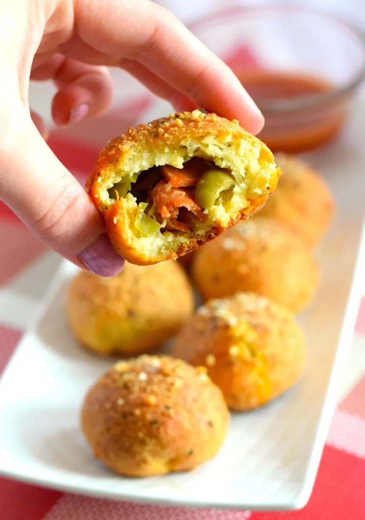 low carb pizza balls recipe