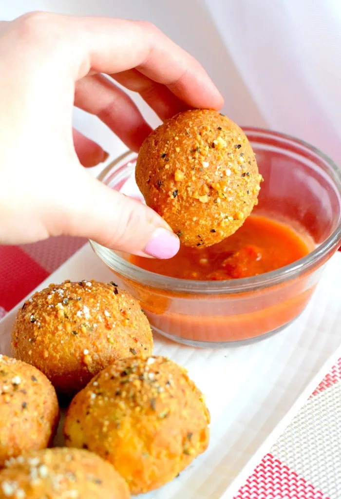 keto pizza balls recipe