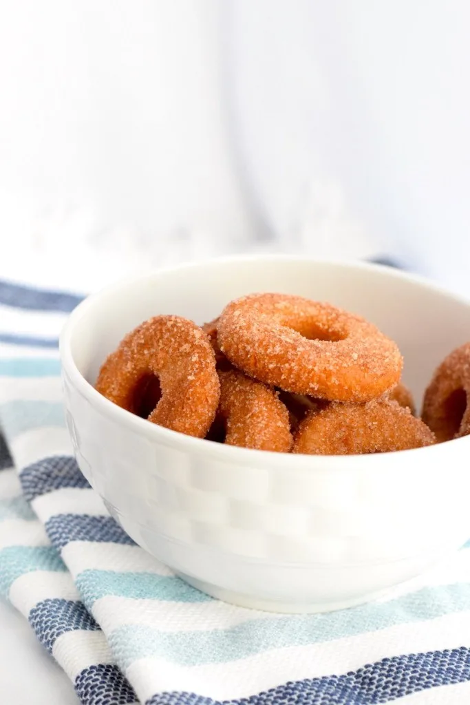 keto fried cinnamon sugar donuts