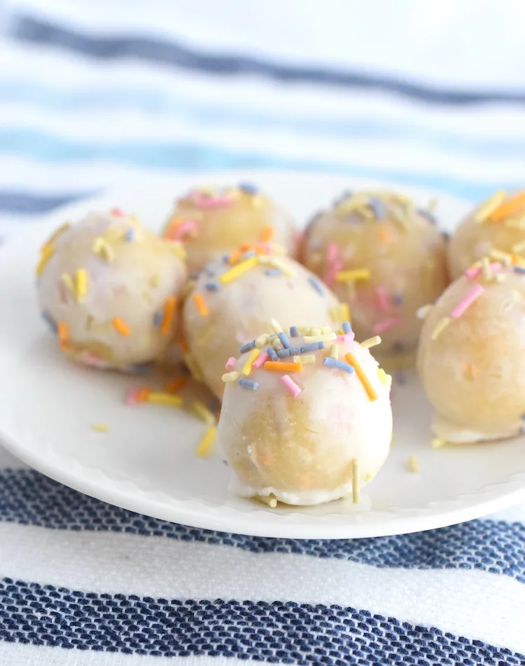keto birthday cake fat bombs