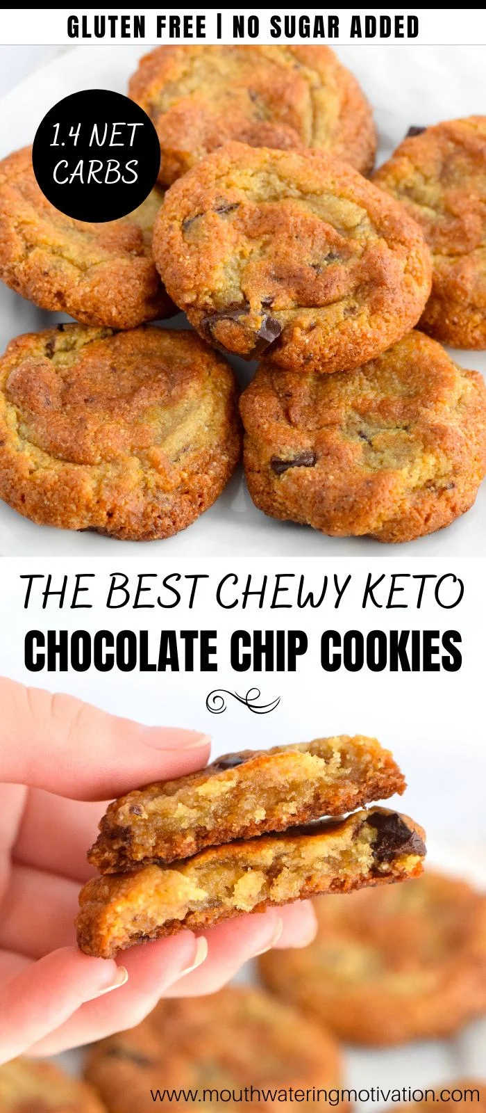 chewy keto chocolate chip cookies chewy keto chocolate chip cookies