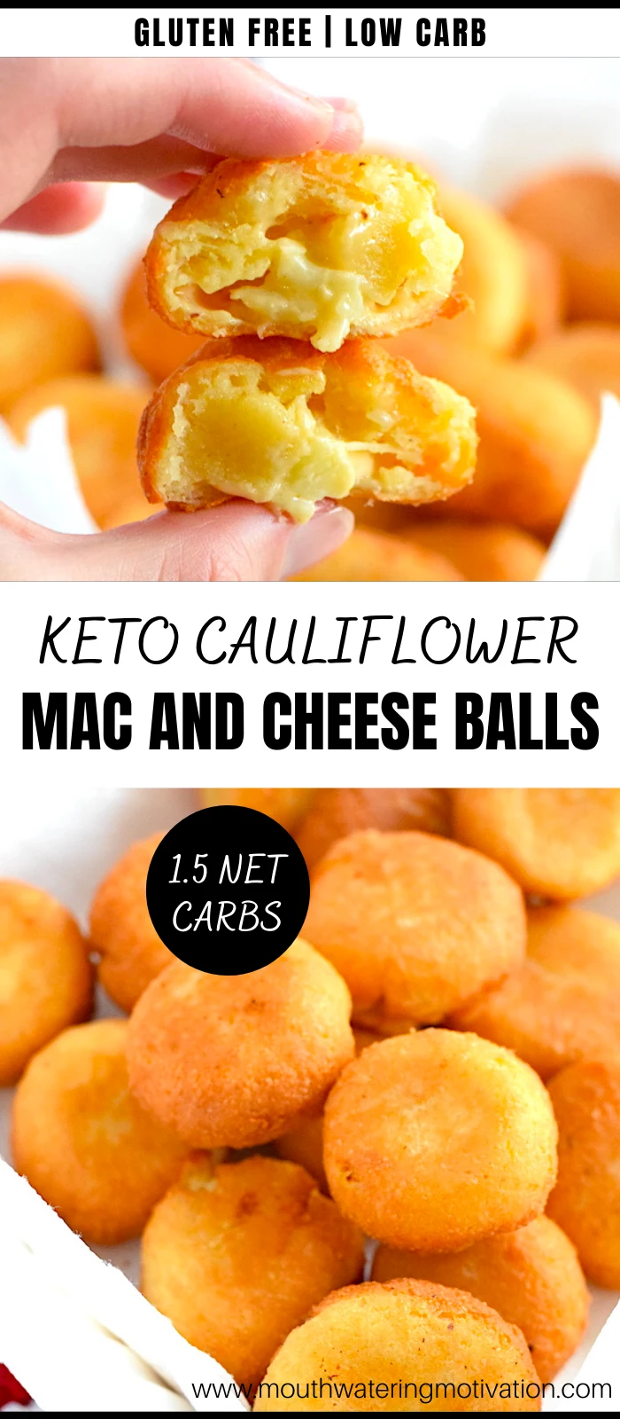 Keto Cauliflower Mac and Cheese Balls