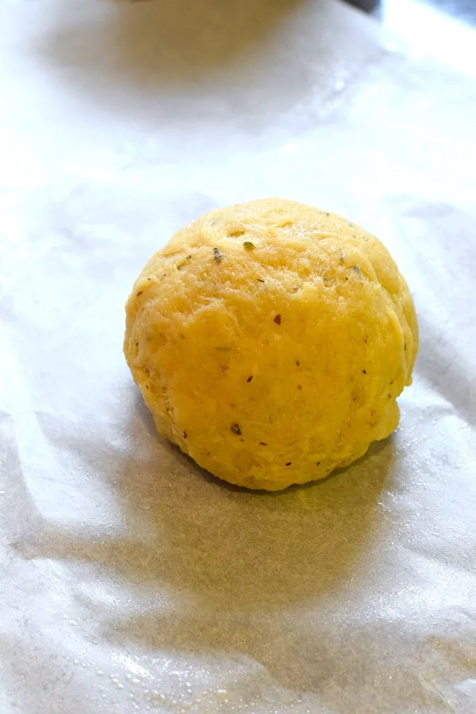 kneaded keto bread dough