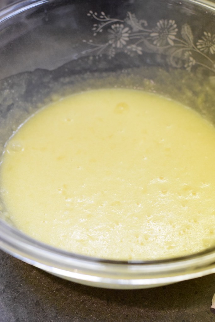 butter, eggs, heavy cream, vanilla extract