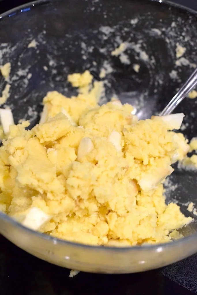 keto apple cake batter