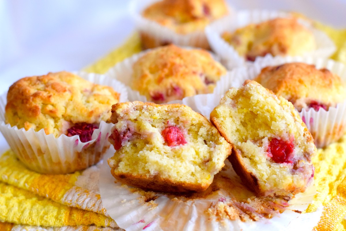 Keto Lemon Raspberry Muffins Mouthwatering Motivation