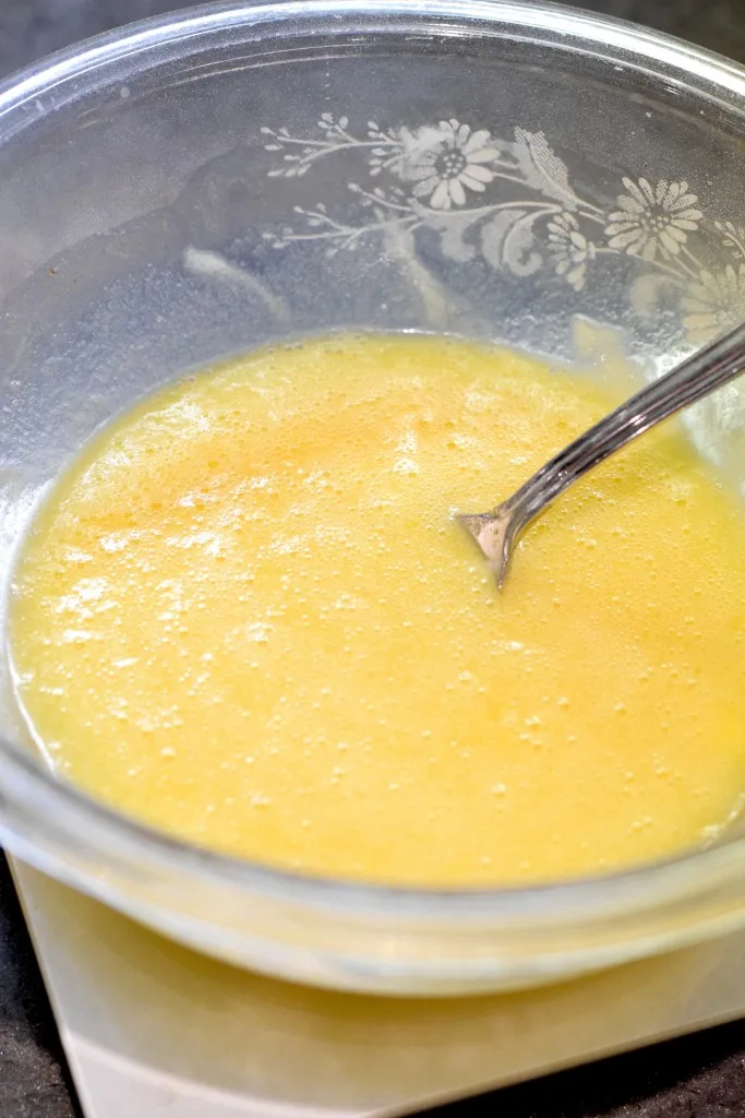 butter, eggs, vanill extract, allulose sweetener