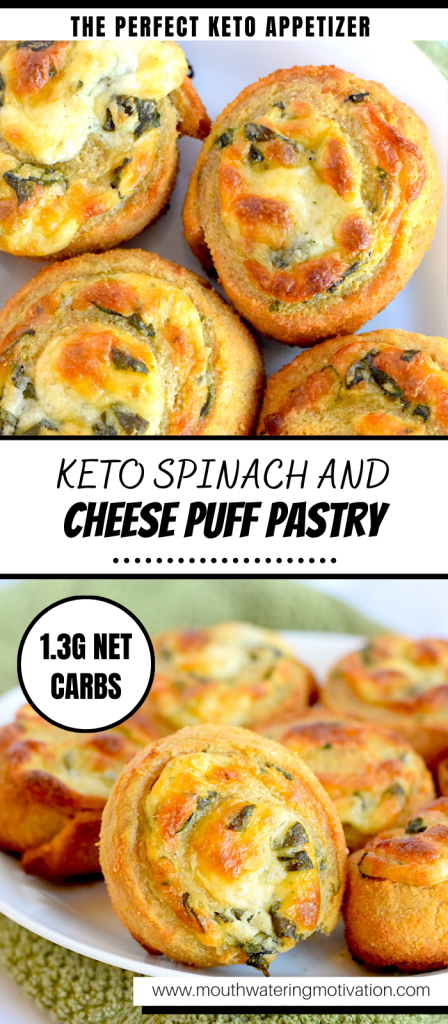 Keto Spinach And Cheese Puff Pastry - Mouthwatering Motivation