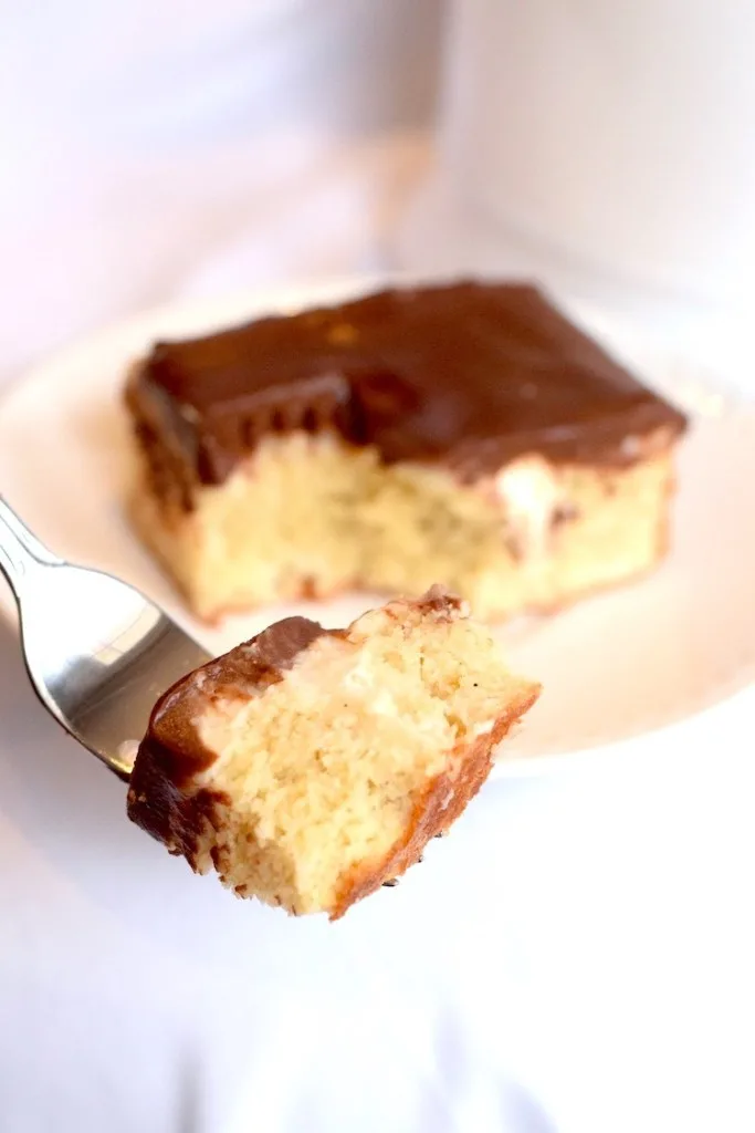 Keto Boston Cream Poke Cake Keto Boston Cream Poke Cake