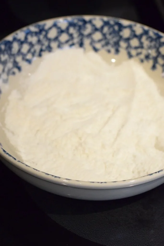 coconut flour and arrowroot starch