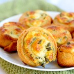 keto cheese spinach puff pastry