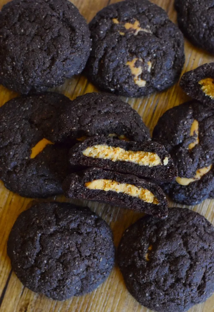 keto chocolate peanut butter cookies