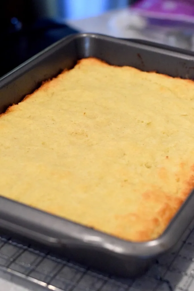 keto vanilla sheet cake