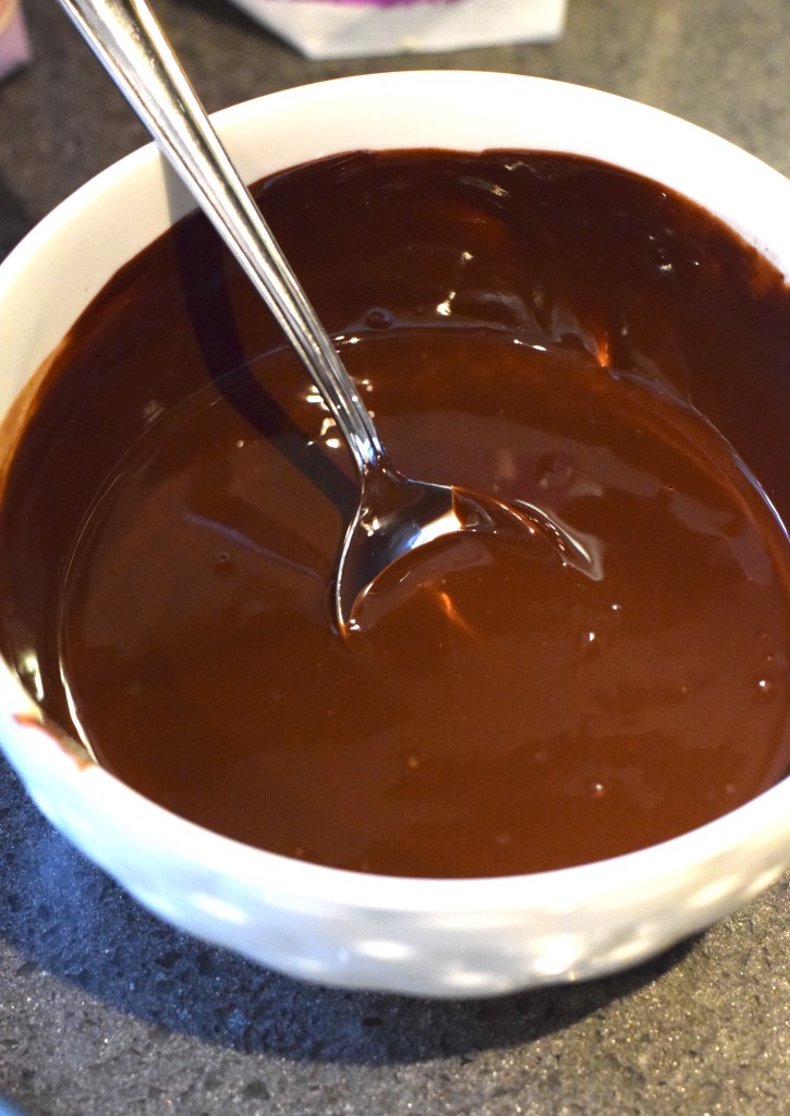 melted sugar free chocolate