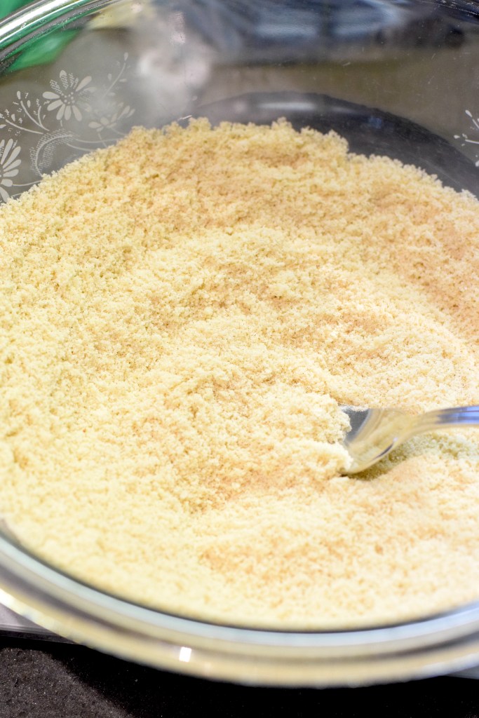 almond flour, coconut flour, xanthan gum